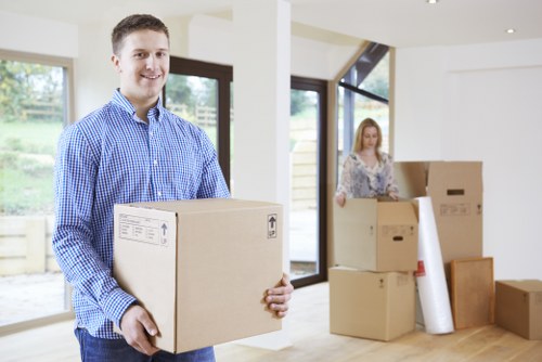 Local Hanwell furniture removal service loading bulky items