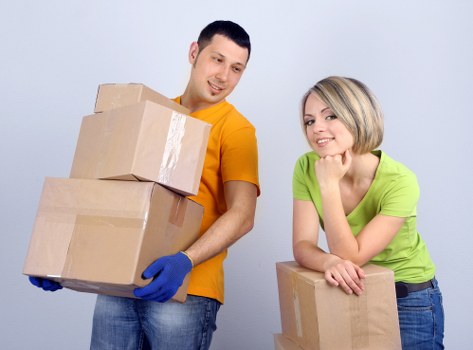 Moving van and house removal preparation in Hanwell