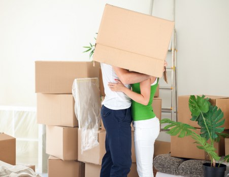 Packing boxes and moving supplies for a Hanwell home relocation