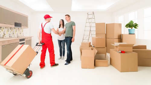 Professional removal van service for transport in Hanwell