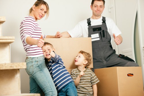 Unpacking service in Hanwell arranging household items in a new home